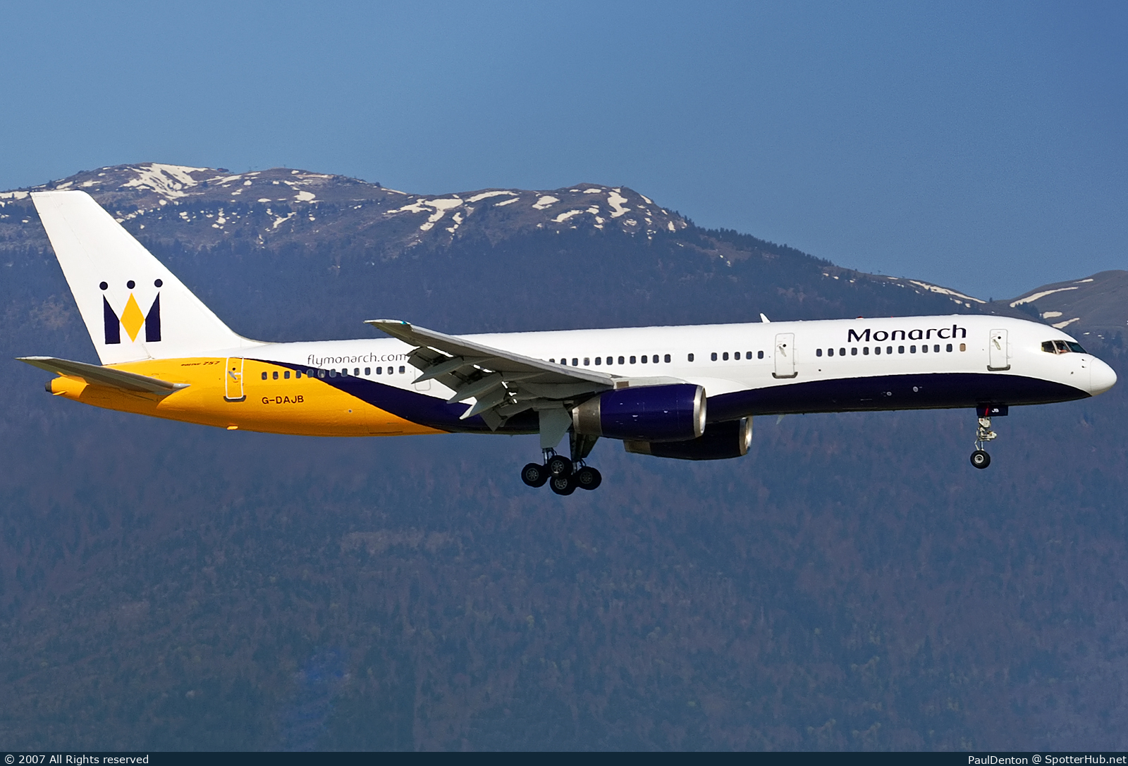 Photo of G-DAJB - Boeing 757-2T7 operated by Monarch Airlines