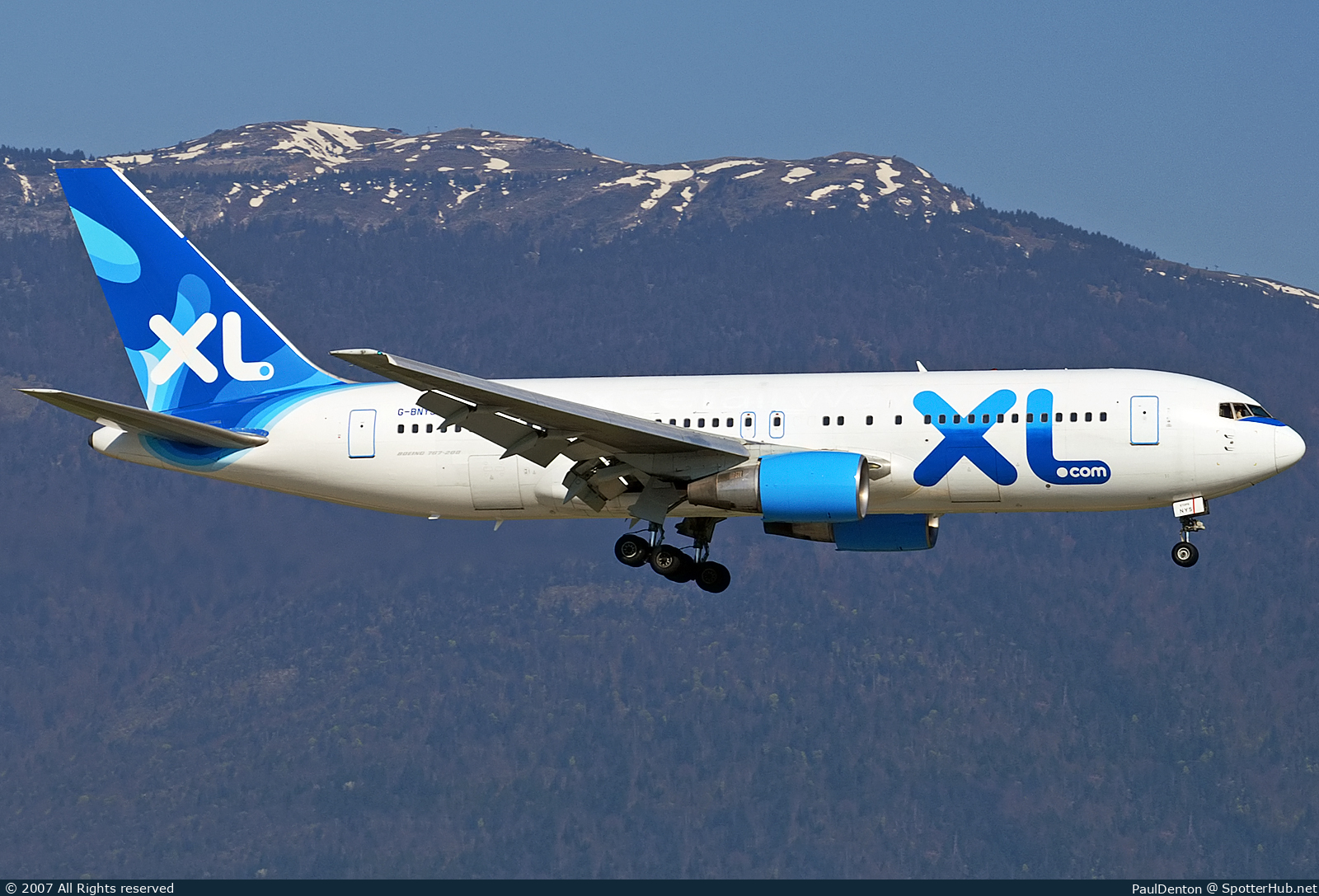 Photo of G-BNYS - Boeing 767-204(ER) operated by XL Airways