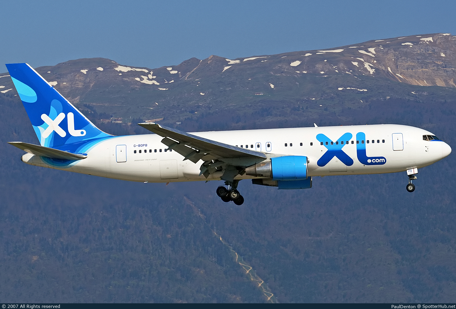 Photo of G-BOPB - Boeing 767-204(ER) operated by XL Airways
