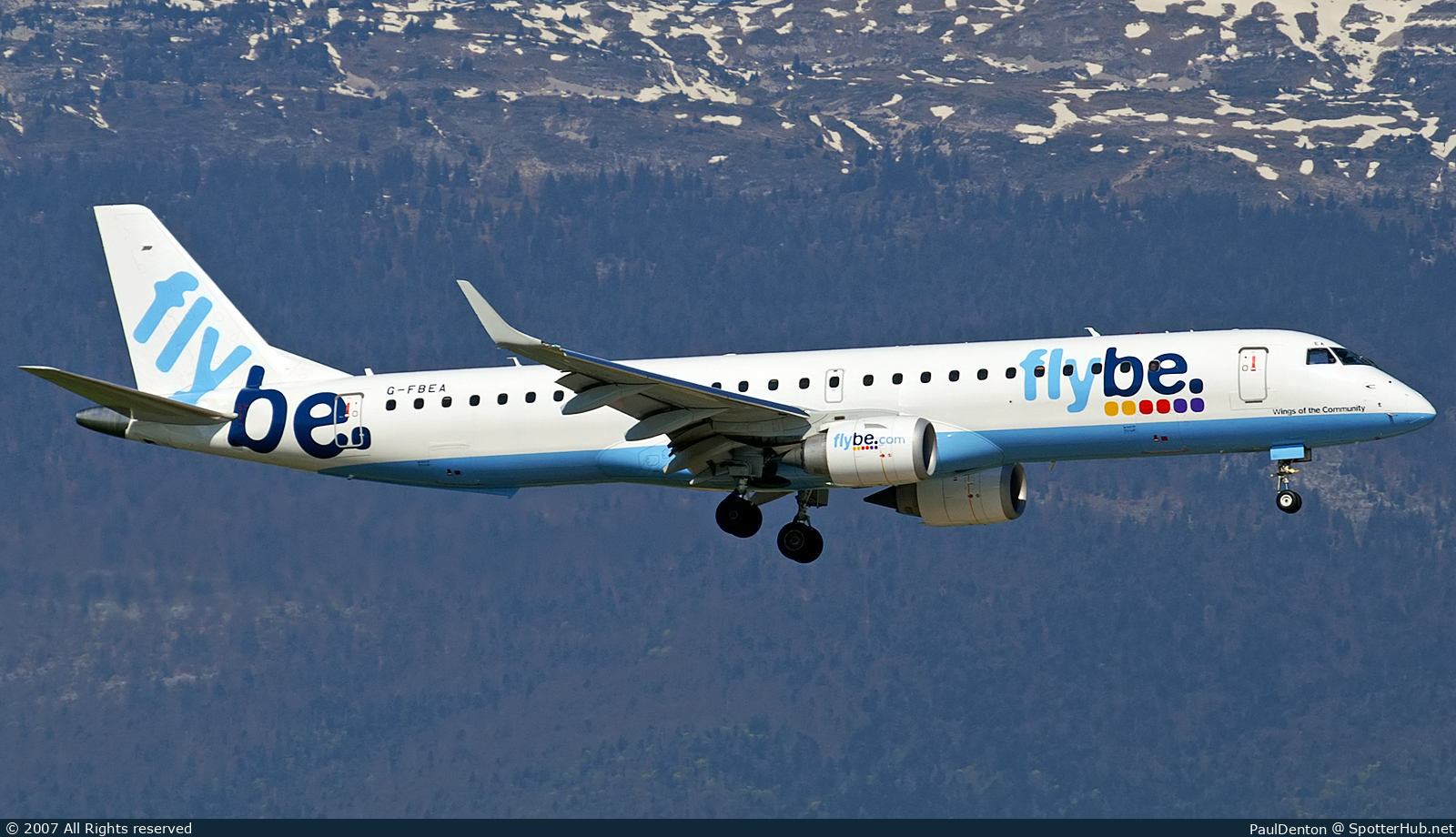 Photo of G-FBEA - Embraer ERJ-195LR operated by flybe