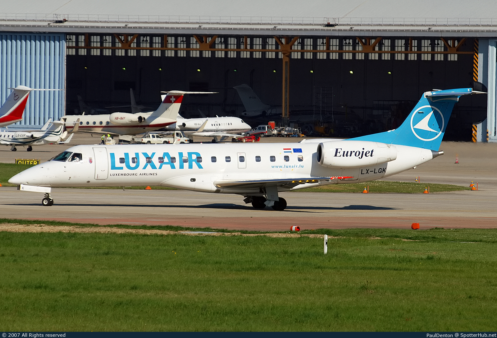 Photo of LX-LGK - Embraer ERJ-135LR operated by Luxair