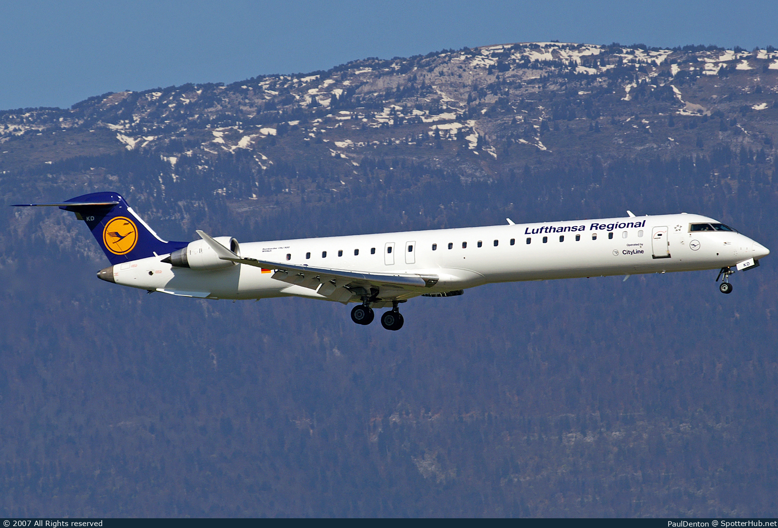 Photo of D-ACKD - Bombardier CRJ-900LR operated by Lufthansa CityLine