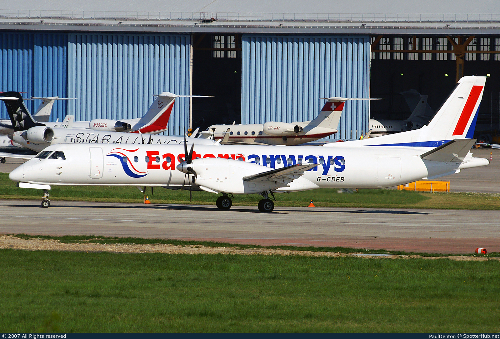 Photo of G-CDEB - Saab 2000 operated by Eastern Airways