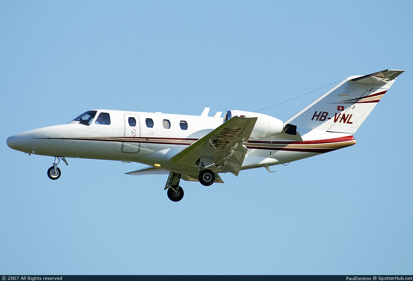 Photo of HB-VNL - Cessna 525 CitationJet CJ1 operated by Private