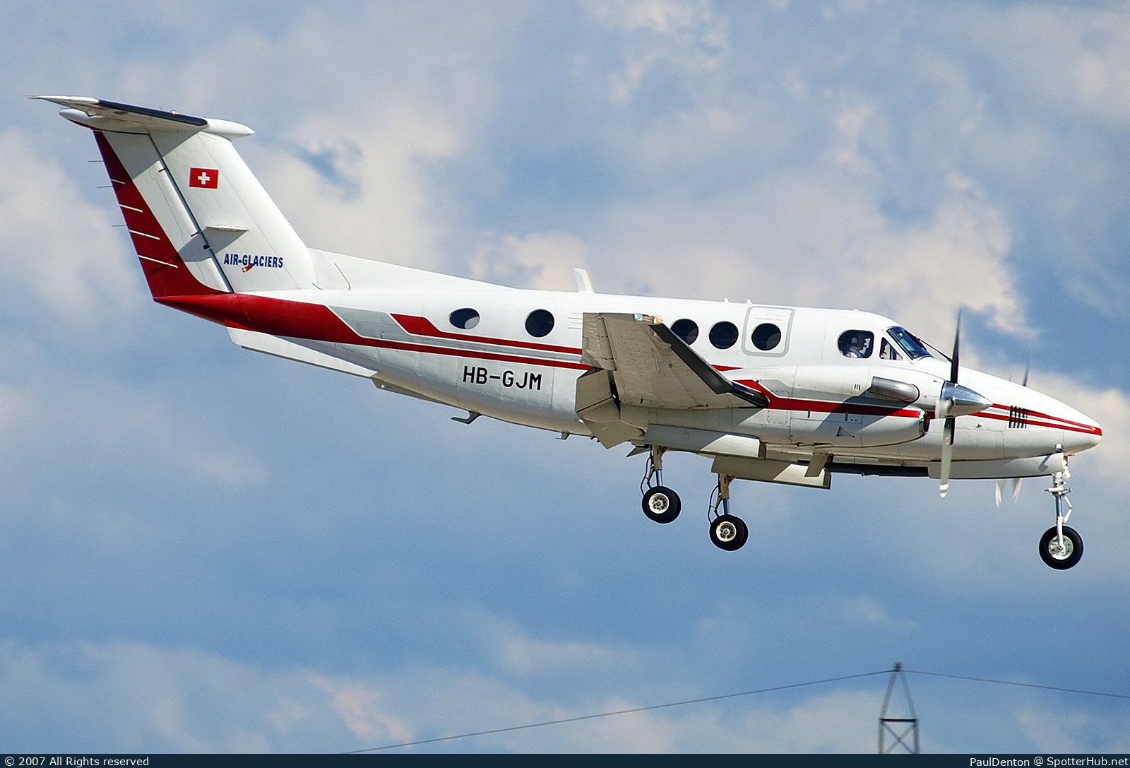 Photo of HB-GJM - Beechcraft 200 Super King Air operated by Air Glaciers