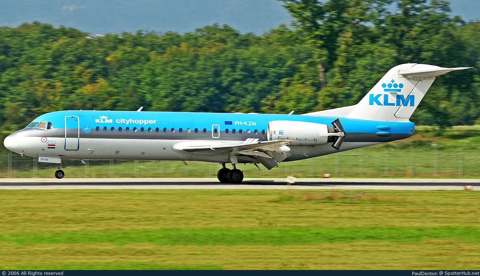 Photo of PH-KZN - Fokker 70 operated by KLM Cityhopper