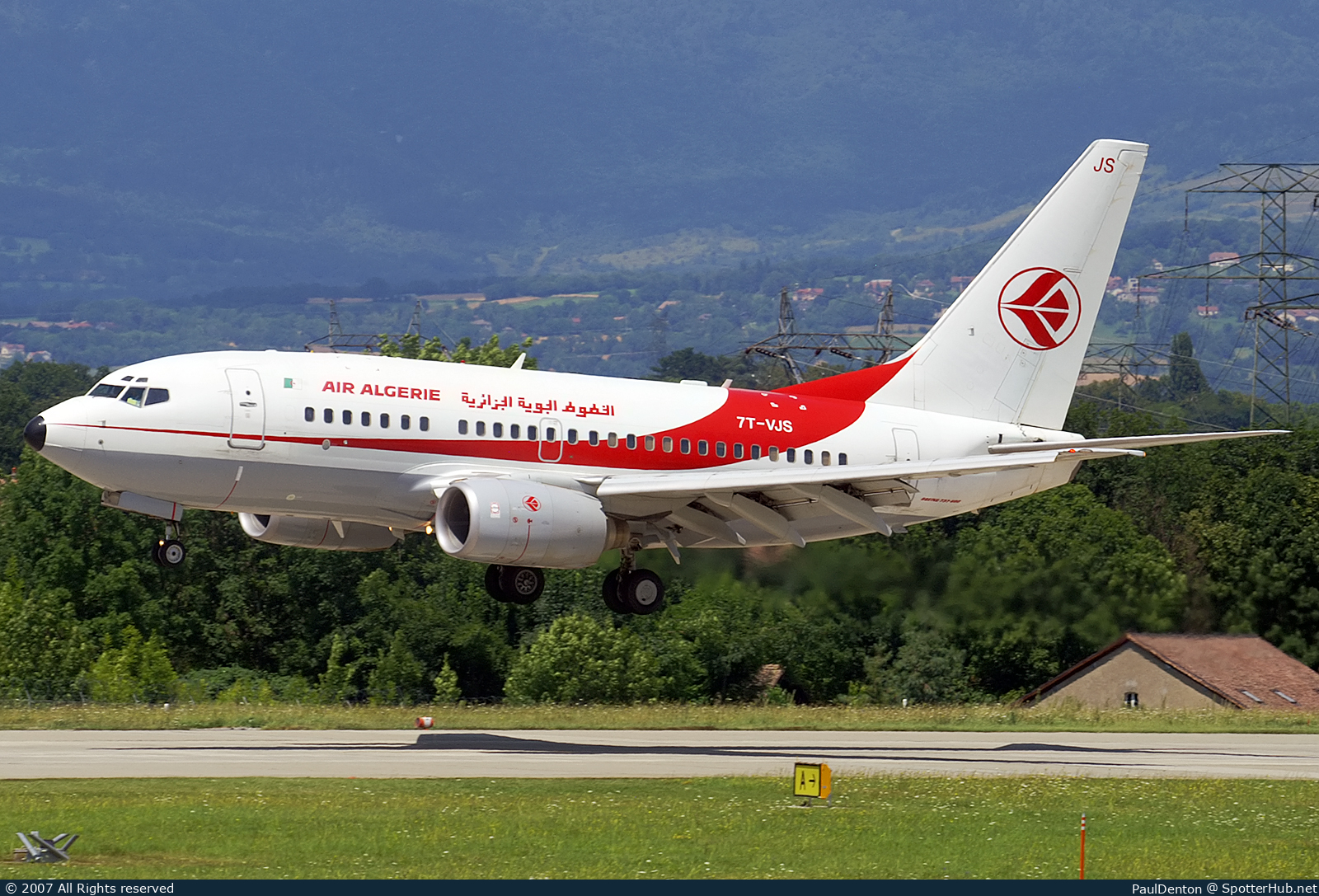 Photo of 7T-VJS - Boeing 737-6D6 operated by Air Algérie