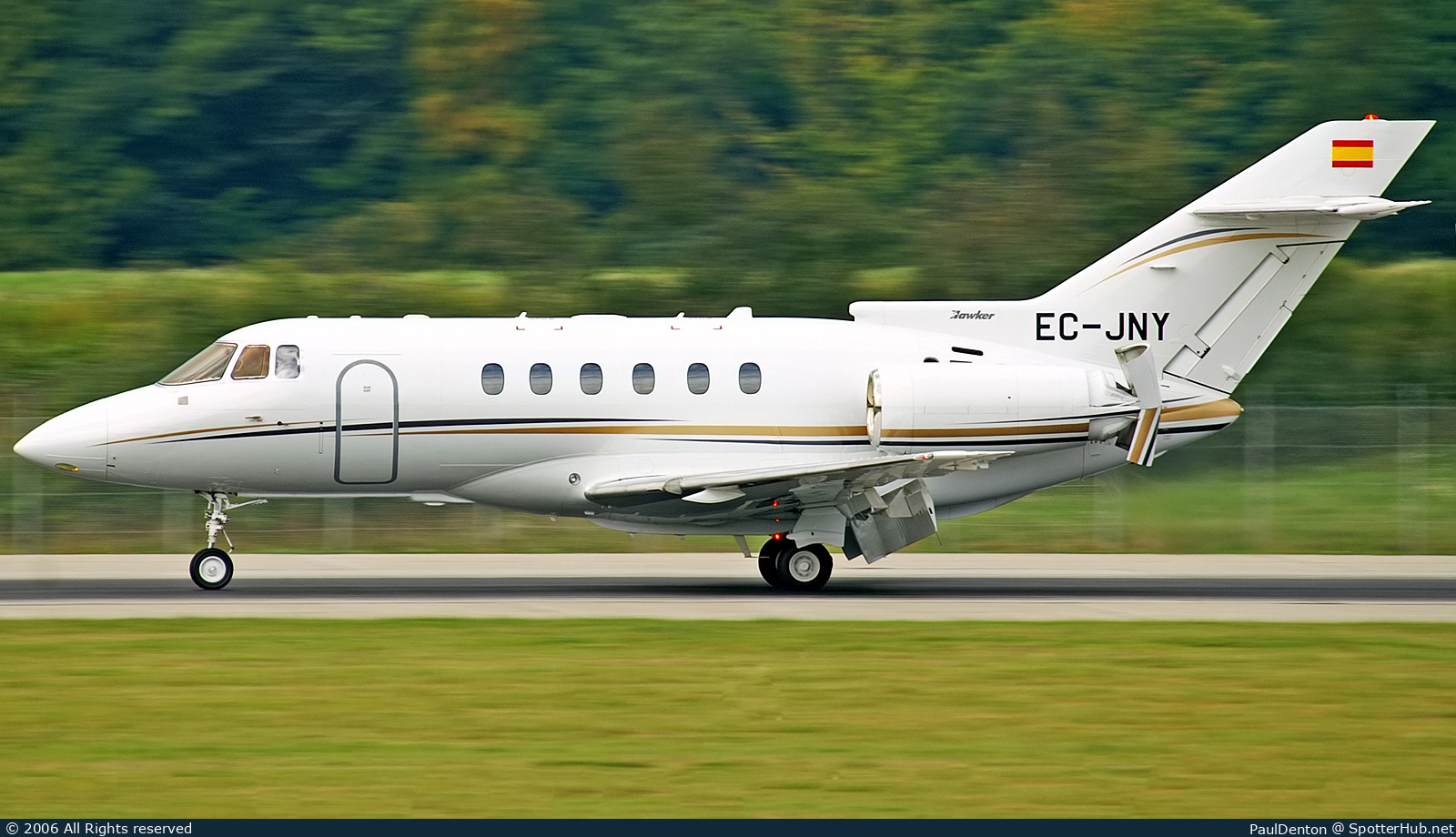 Photo of EC-JNY - Hawker Beechcraft 800XP operated by Gestair Private Jets