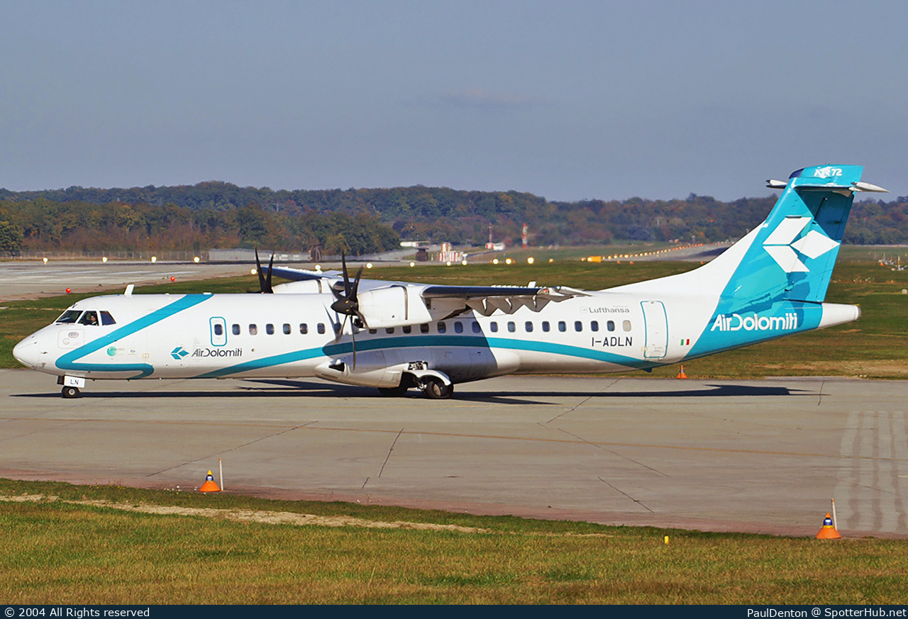 Photo of I-ADLN - ATR 72-500 operated by Air Dolomiti
