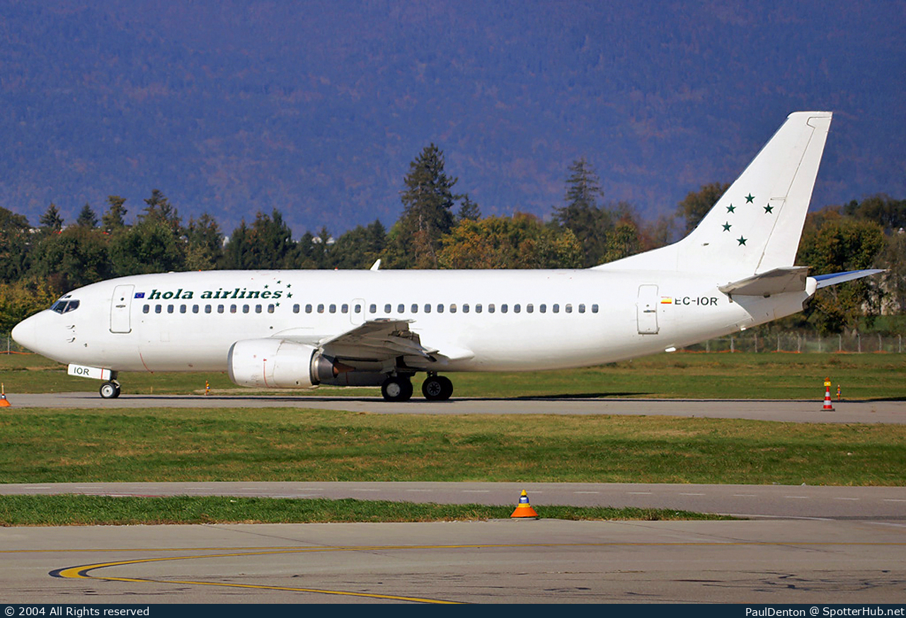 Photo of EC-IOR - Boeing 737-382 operated by Olympic Airlines (opb Hola Airlines)