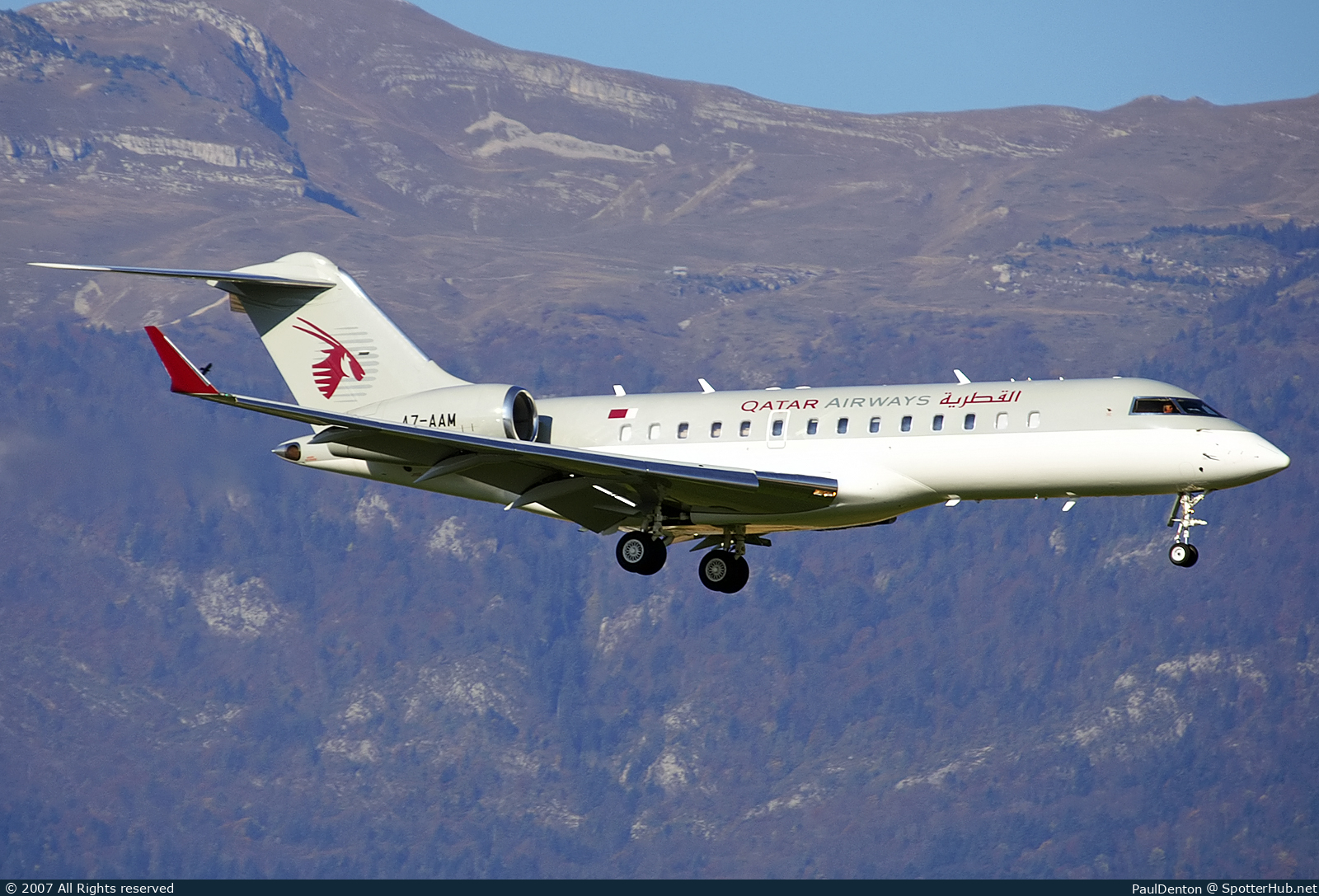 Photo of A7-AAM - Bombardier Global Express operated by Qatar Amiri Flight