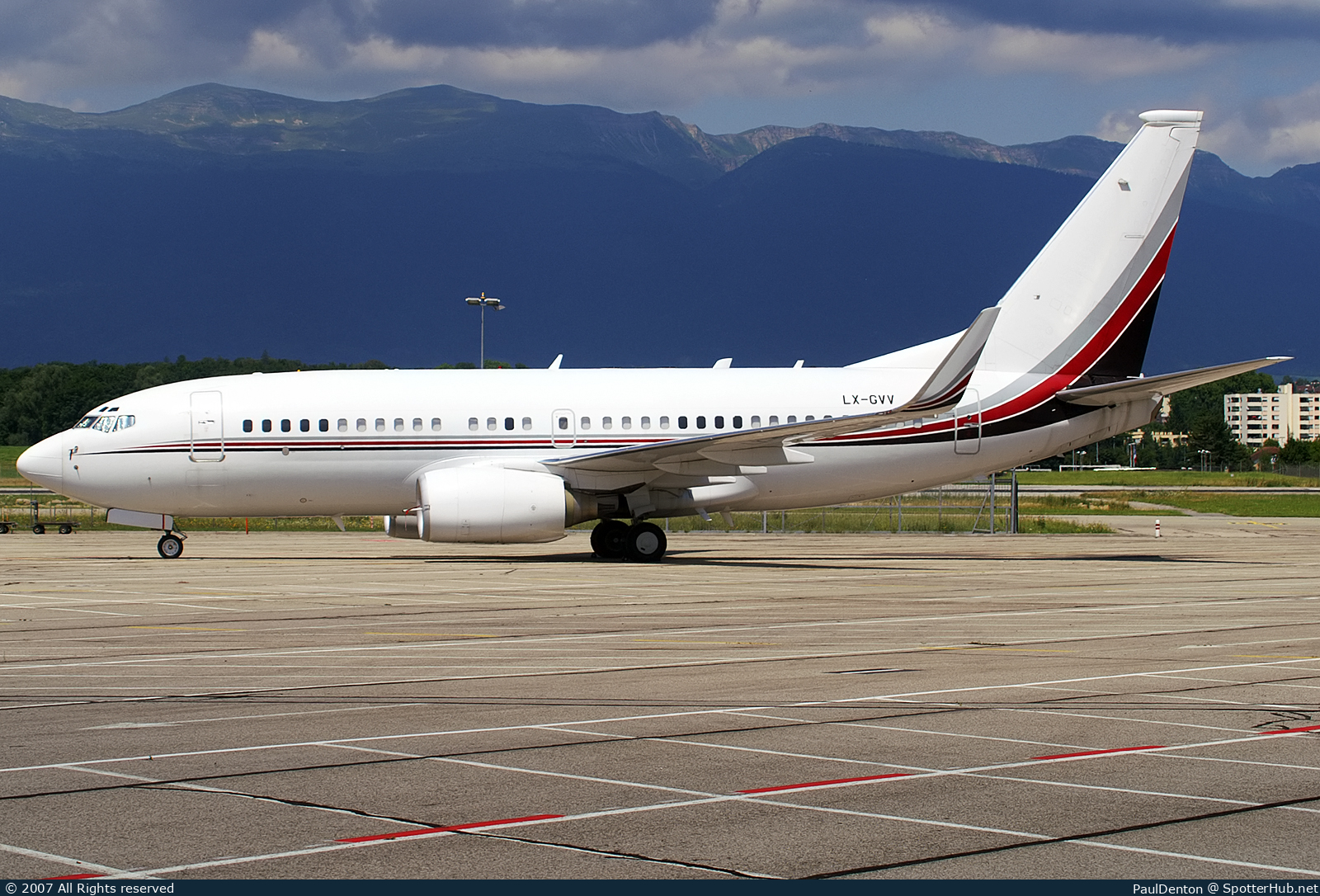 Photo of LX-GVV - Boeing 737-7BC(BBJ) operated by Global Jet Luxembourg