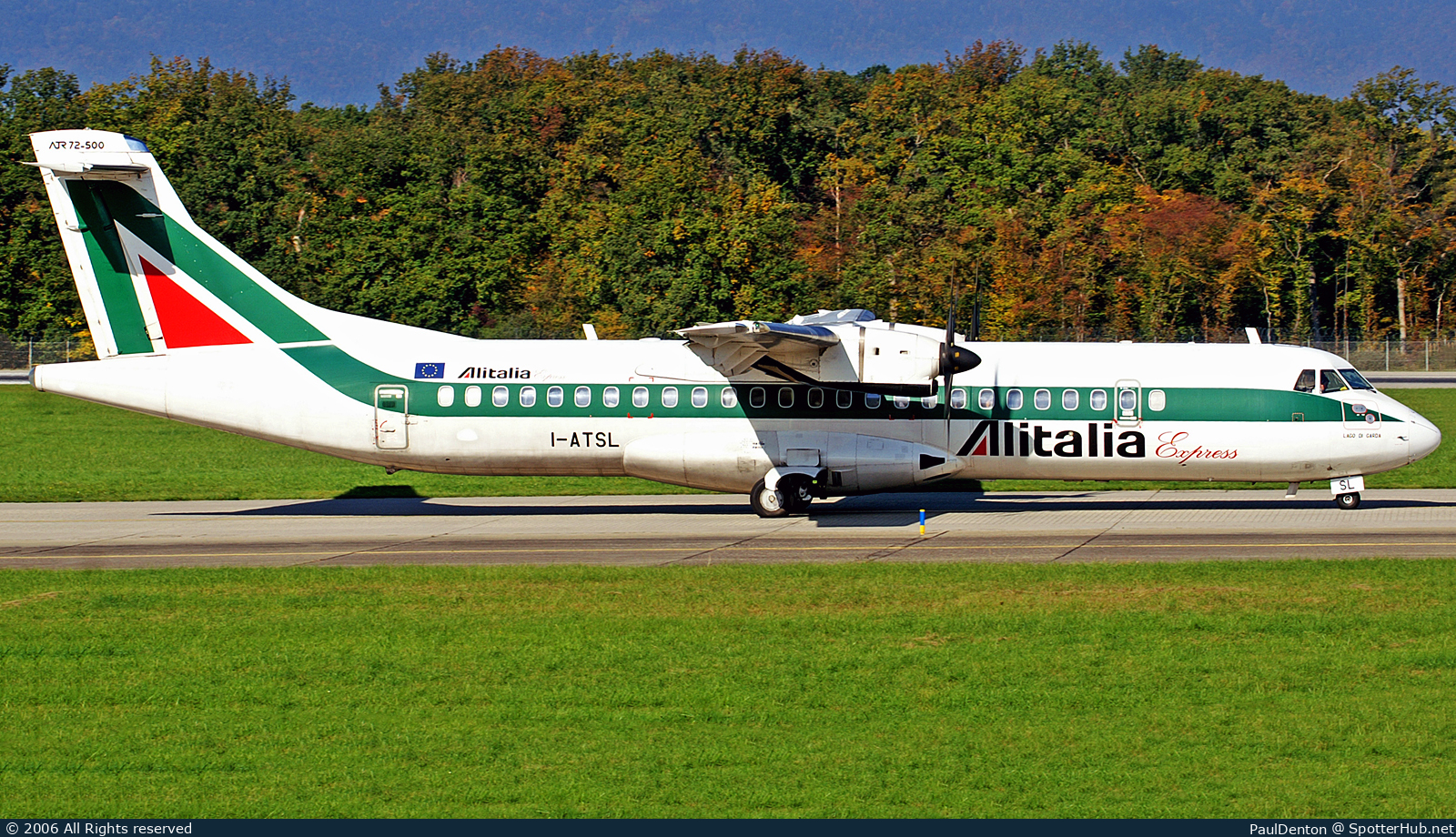 Photo of I-ATSL - ATR 72-500 operated by Alitalia Express