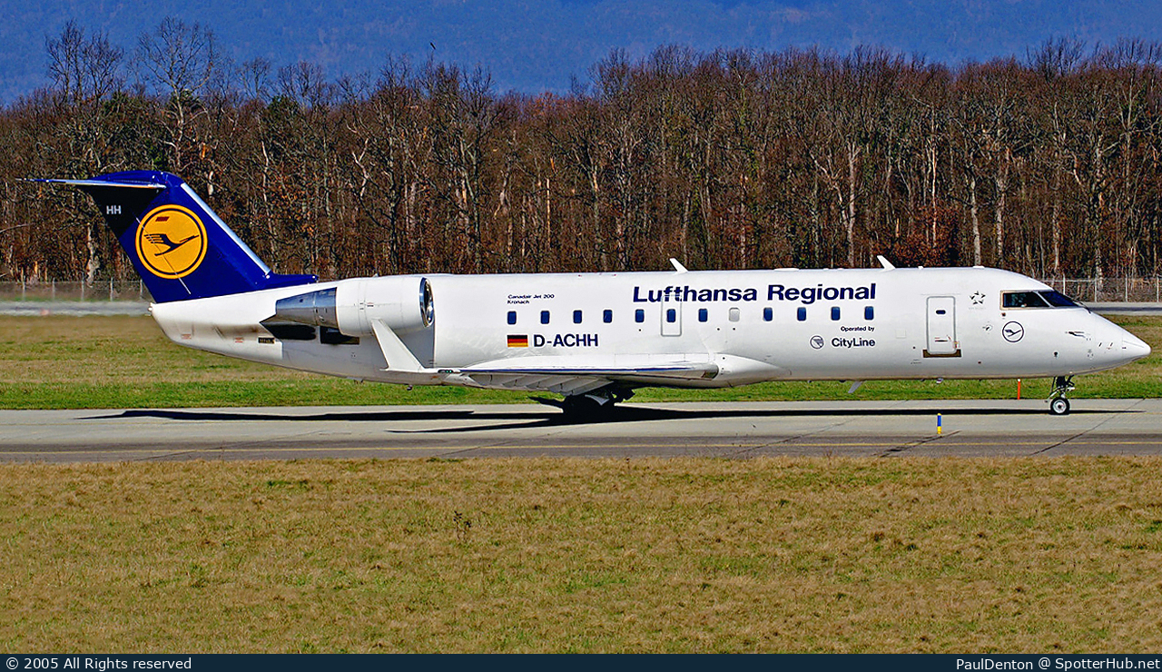 Photo of D-ACHH - Bombardier CRJ-200LR operated by Lufthansa CityLine