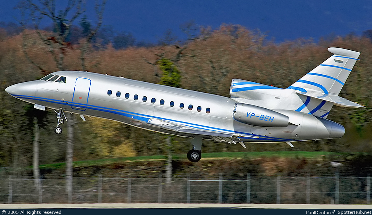 Photo of VP-BEH - Dassault Falcon 900EX operated by Go Ahead Aviation