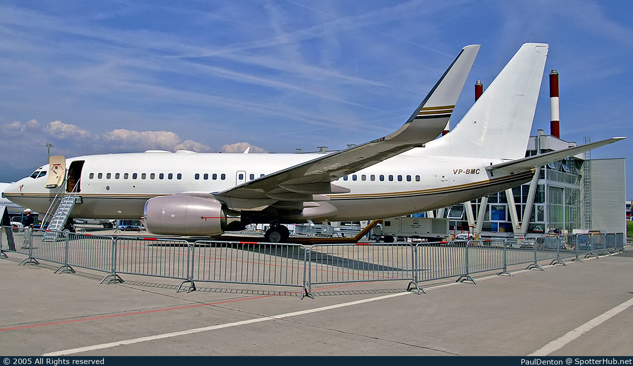 Photo of VP-BMC - Boeing 737-7CG(BBJ) operated by Ivanhoe Capital Aviation