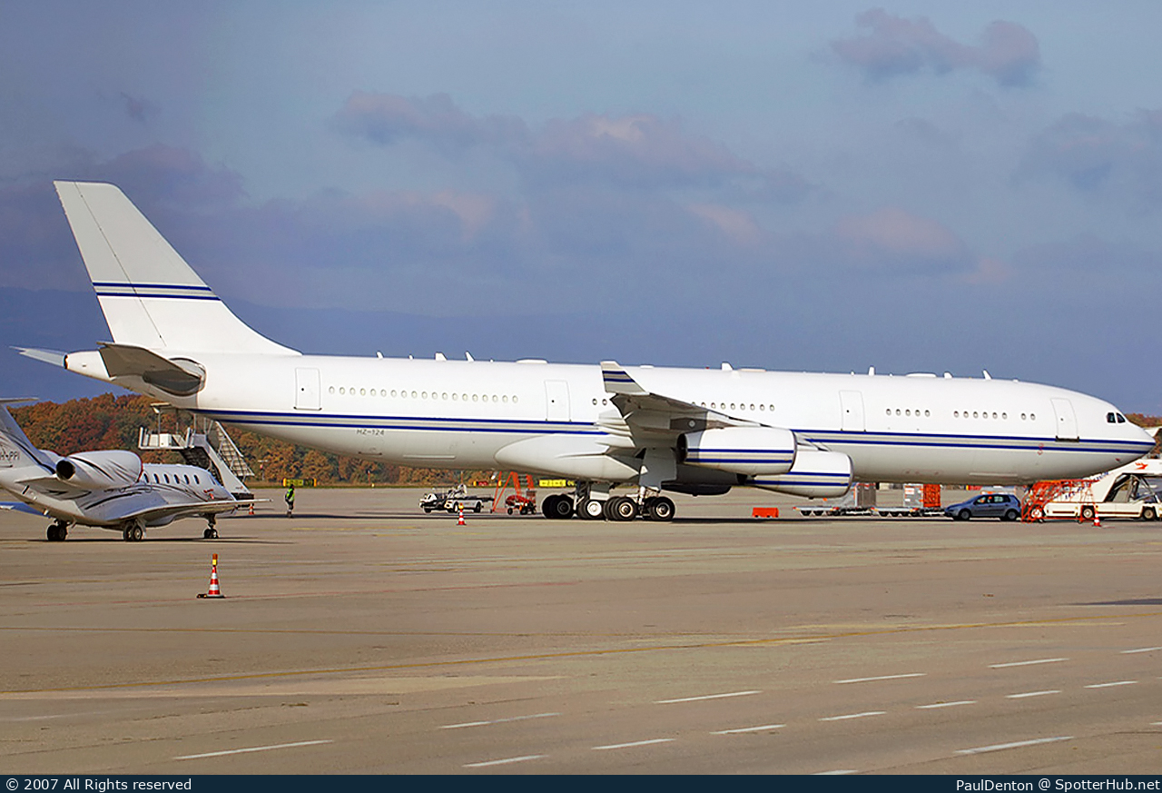 Photo of HZ-124 - Airbus A340-213 operated by Saudi Royal Flight