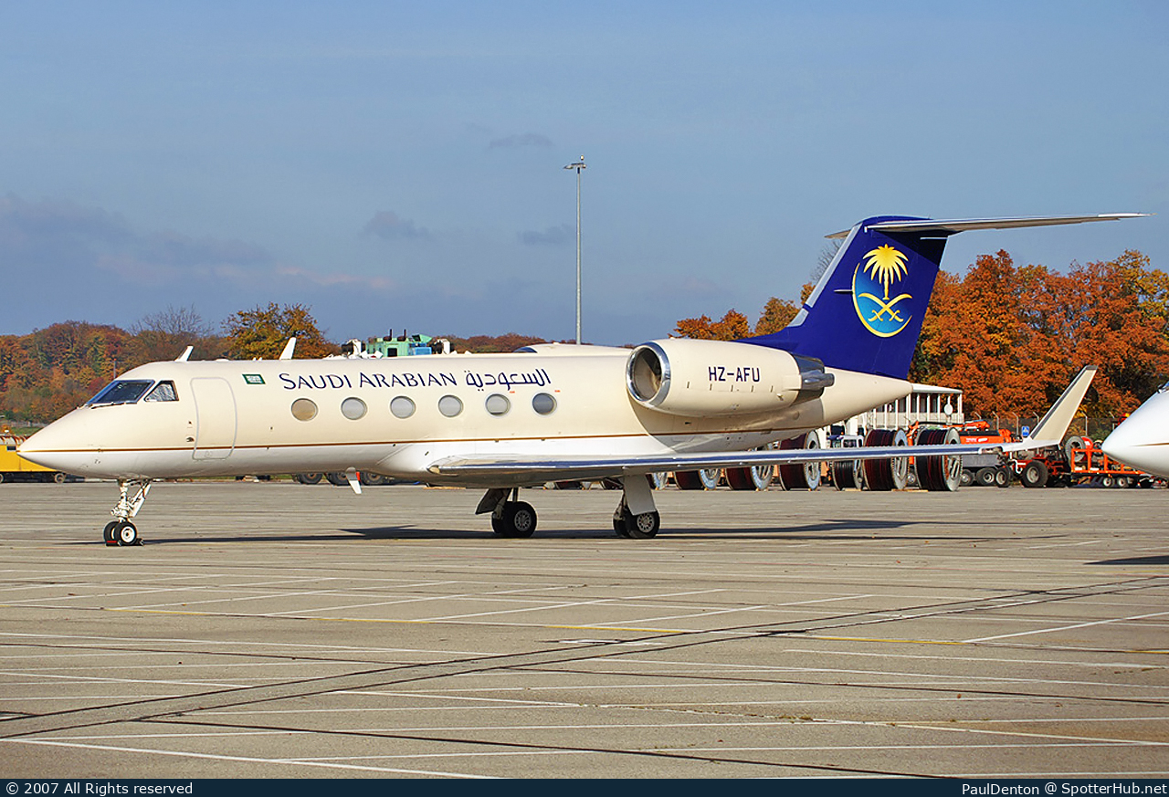 Photo of HZ-AFU - Gulfstream GIV operated by Saudi Arabian Special Flight Services