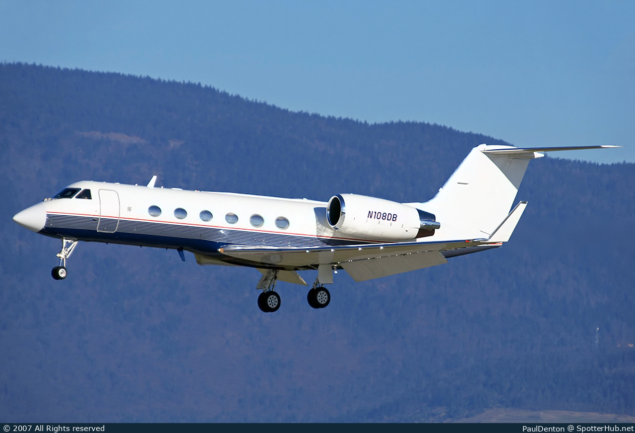 Photo of N108DB - Gulfstream GIV operated by Private