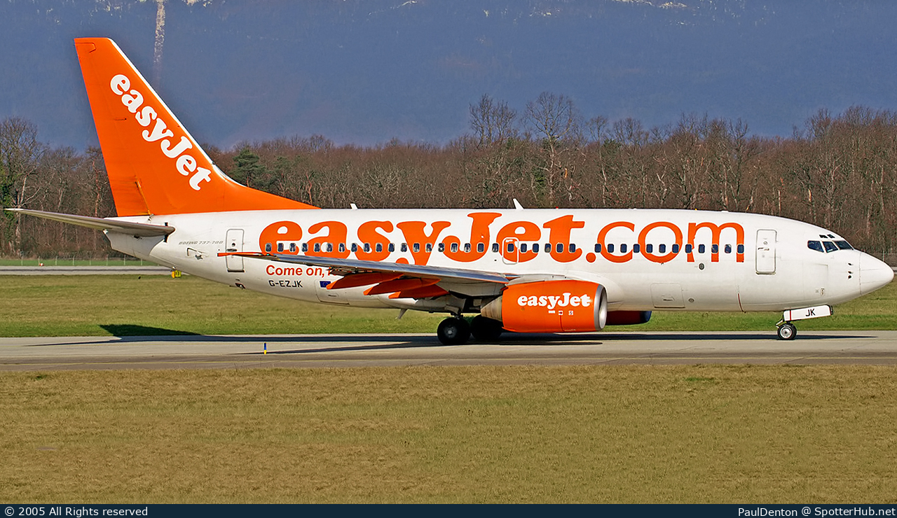 Photo of G-EZJK - Boeing 737-73V operated by easyJet