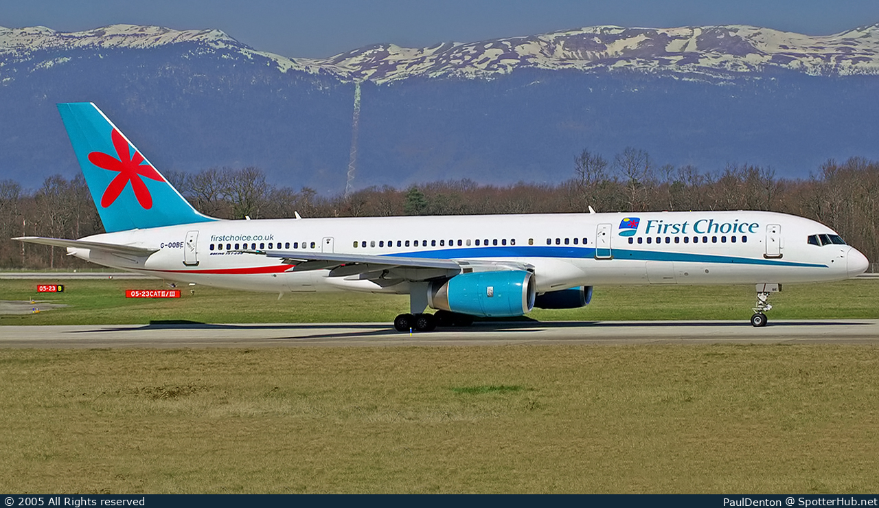 Photo of G-OOBE - Boeing 757-28A operated by First Choice Airways