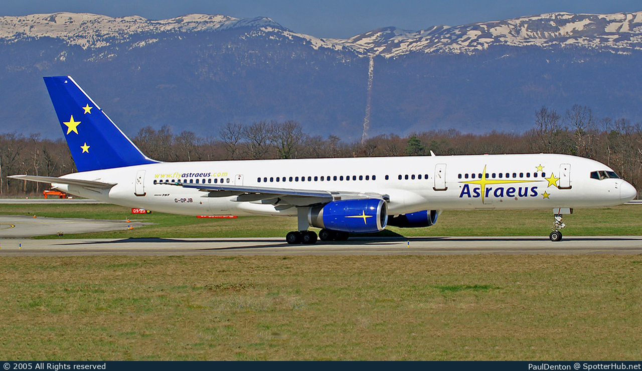 Photo of G-OPJB - Boeing 757-23A operated by Astraeus Airlines