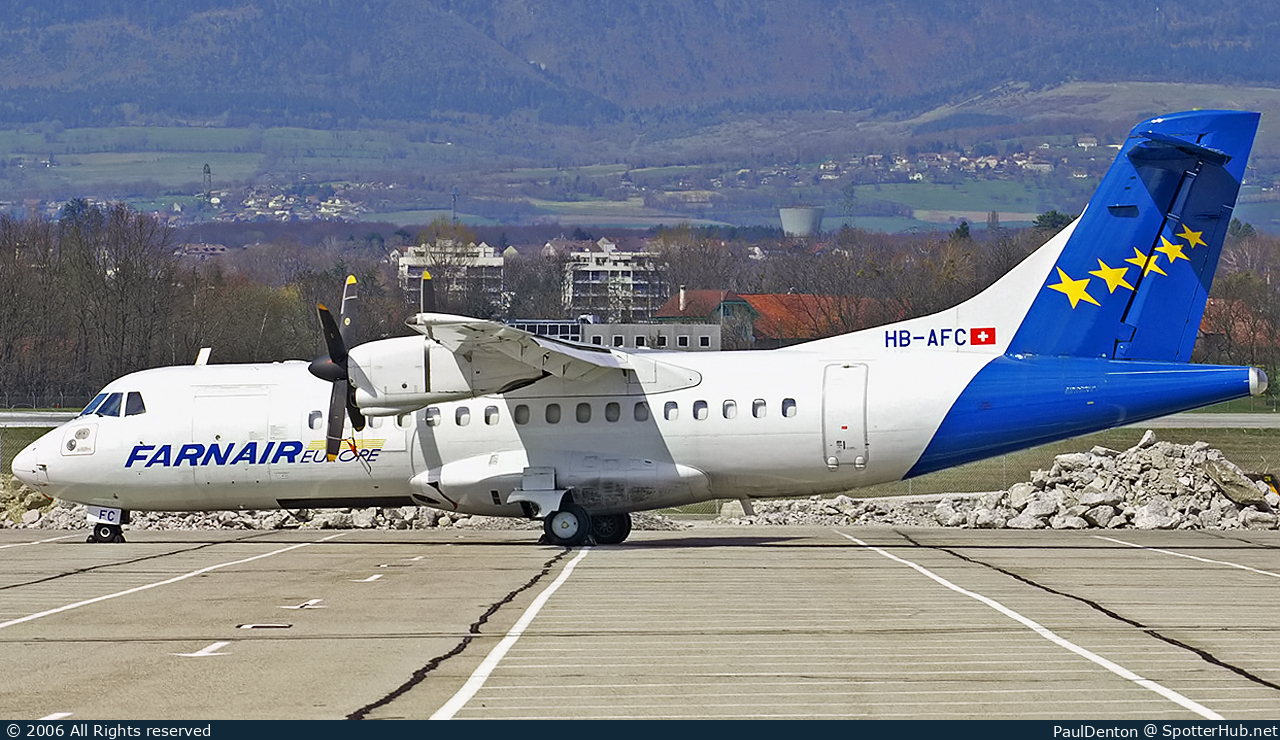 Photo of HB-AFC - ATR 42-320(F) operated by Farnair Europe