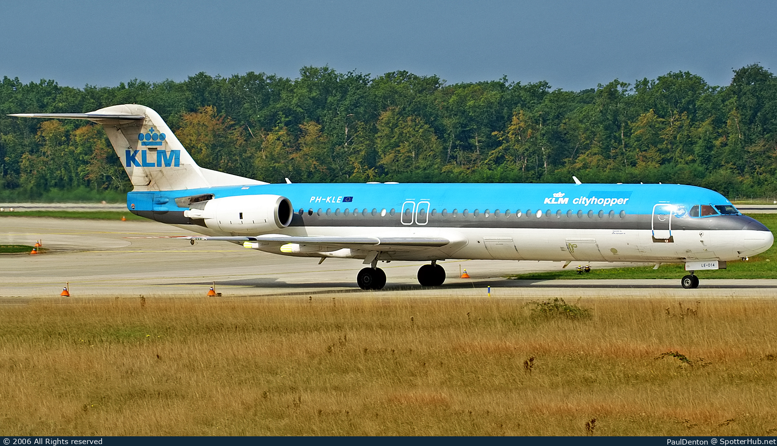 Photo of PH-KLE - Fokker 100 operated by KLM Cityhopper