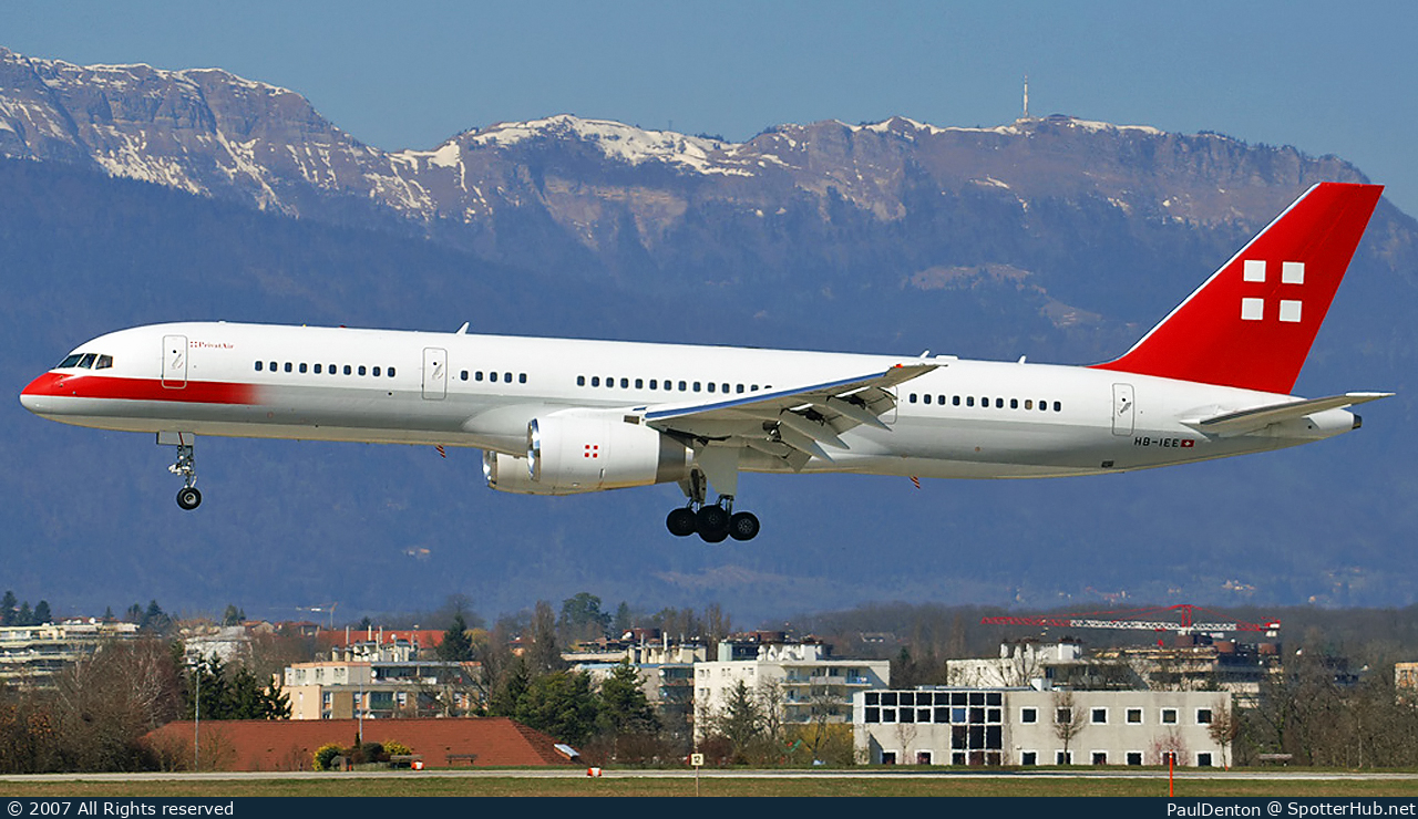 Photo of HB-IEE - Boeing 757-23A operated by PrivatAir