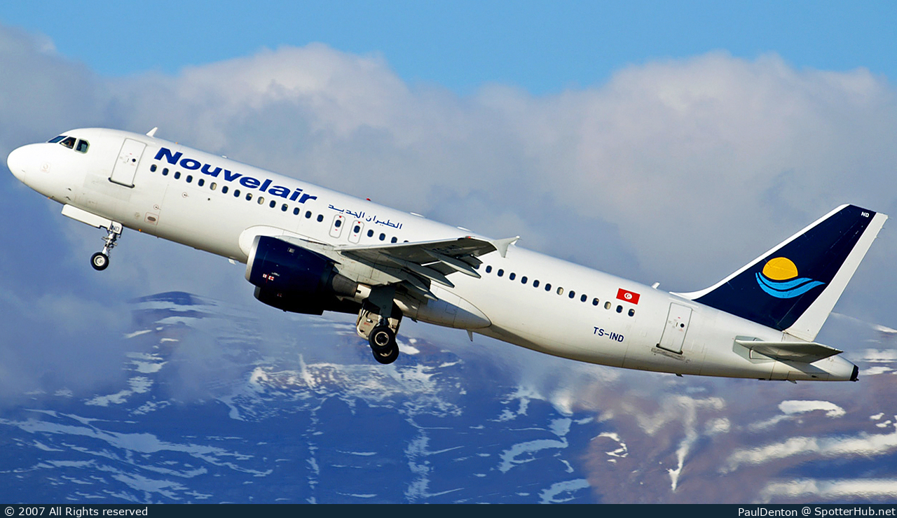 Photo of TS-IND - Airbus A320-212 operated by Nouvelair