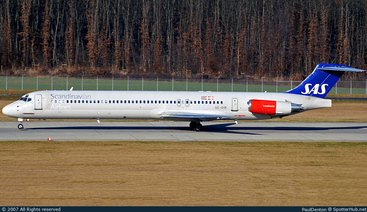 Photo of SE-DIR - McDonnell Douglas MD-82 operated by SAS Scandinavian Airlines