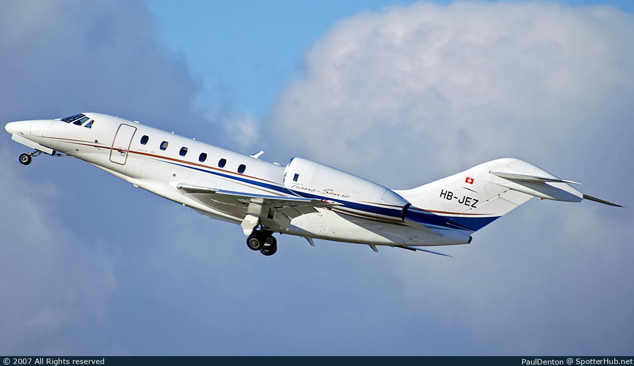 Photo of HB-JEZ - Cessna 750 Citation X operated by TAG Aviation
