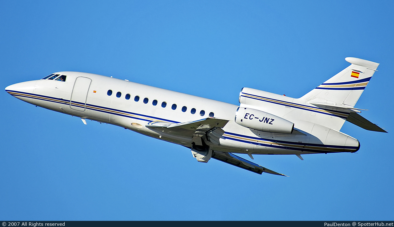 Photo of EC-JNZ - Dassault Falcon 900B operated by Gestair Private Jets