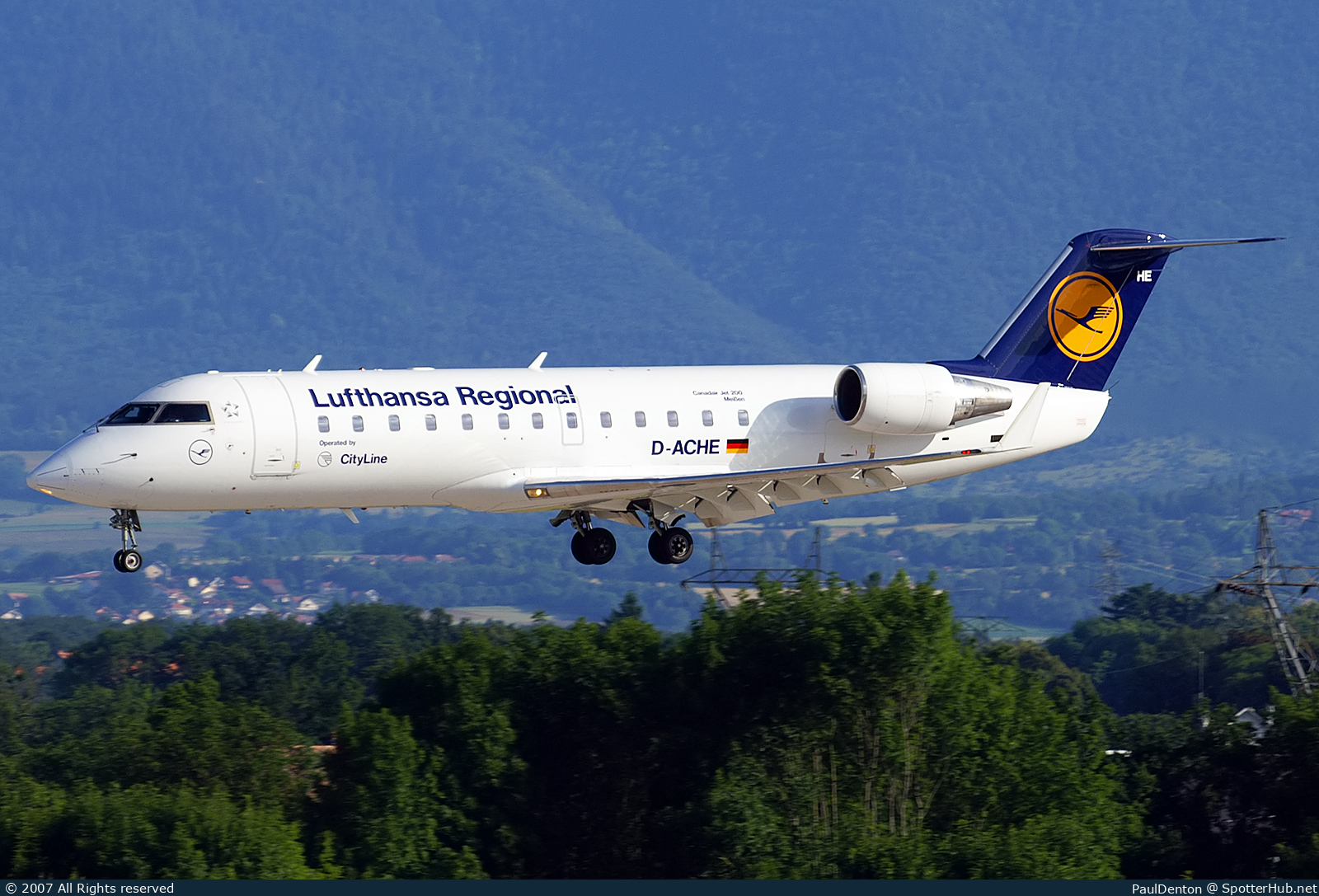 Photo of D-ACHE - Bombardier CRJ-200LR operated by Lufthansa CityLine