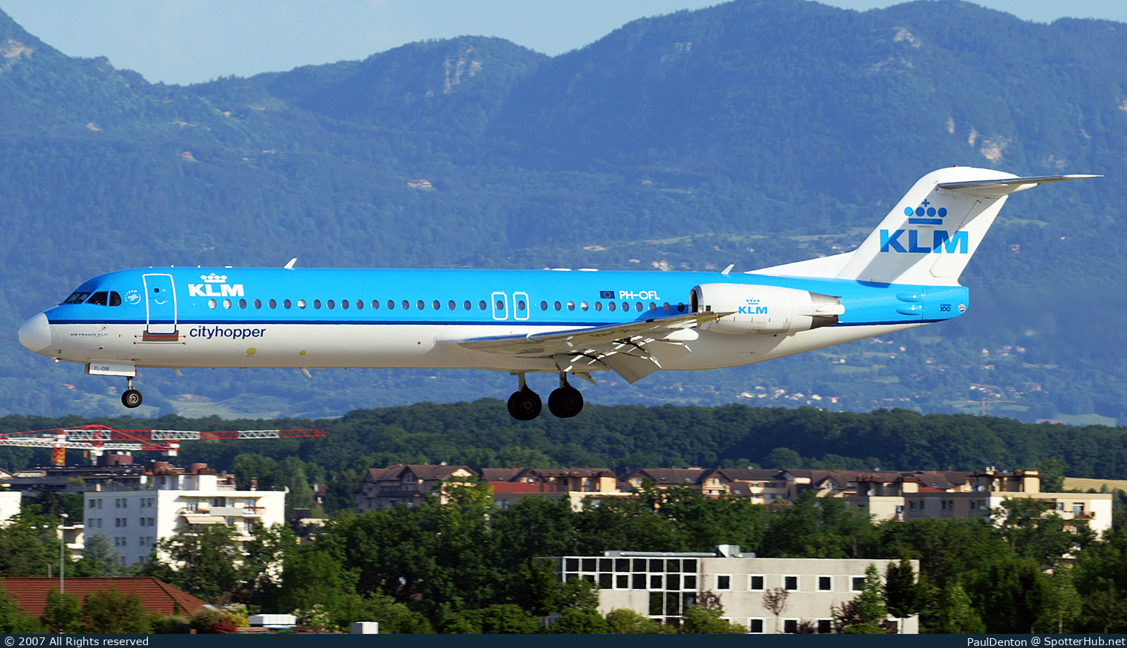 Photo of PH-OFL - Fokker 100 operated by KLM Cityhopper