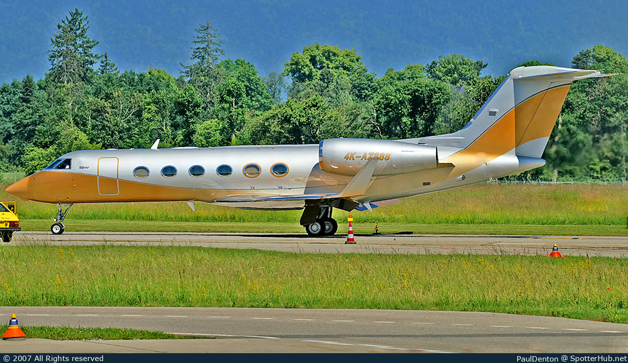 Photo of 4K-AZ888 - Gulfstream GIV-X (G450) operated by Silk Way Business Aviation