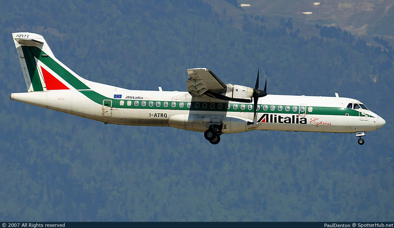 Photo of I-ATRQ - ATR 72-212 operated by Alitalia Express