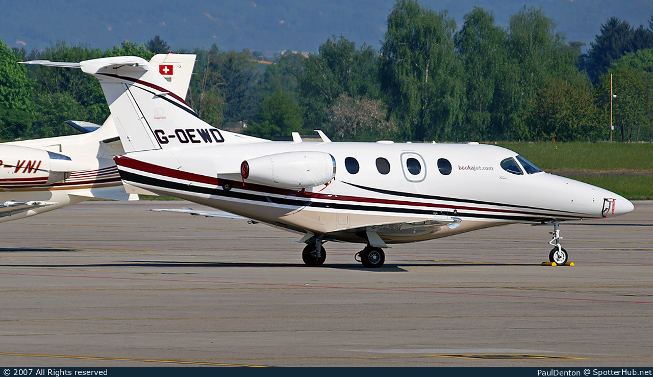 Photo of G-OEWD - Hawker Beechcraft 390 Premier I operated by Bookajet