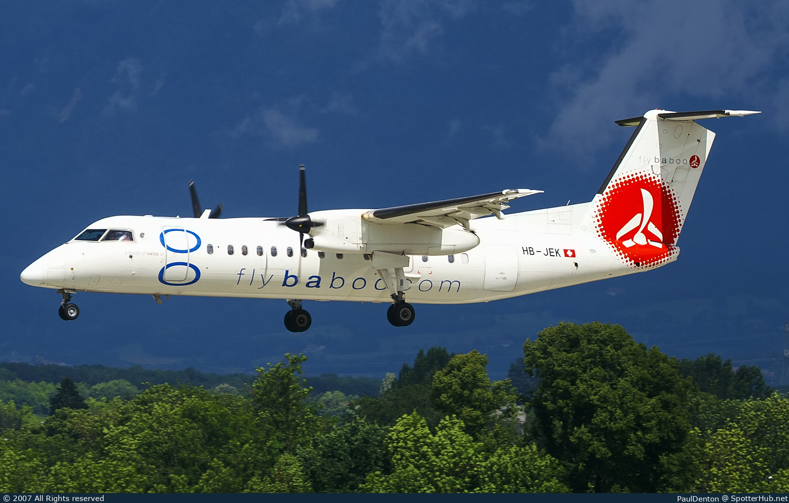 Photo of HB-JEK - Bombardier DHC-8-315 Dash 8 Q300 operated by Flybaboo