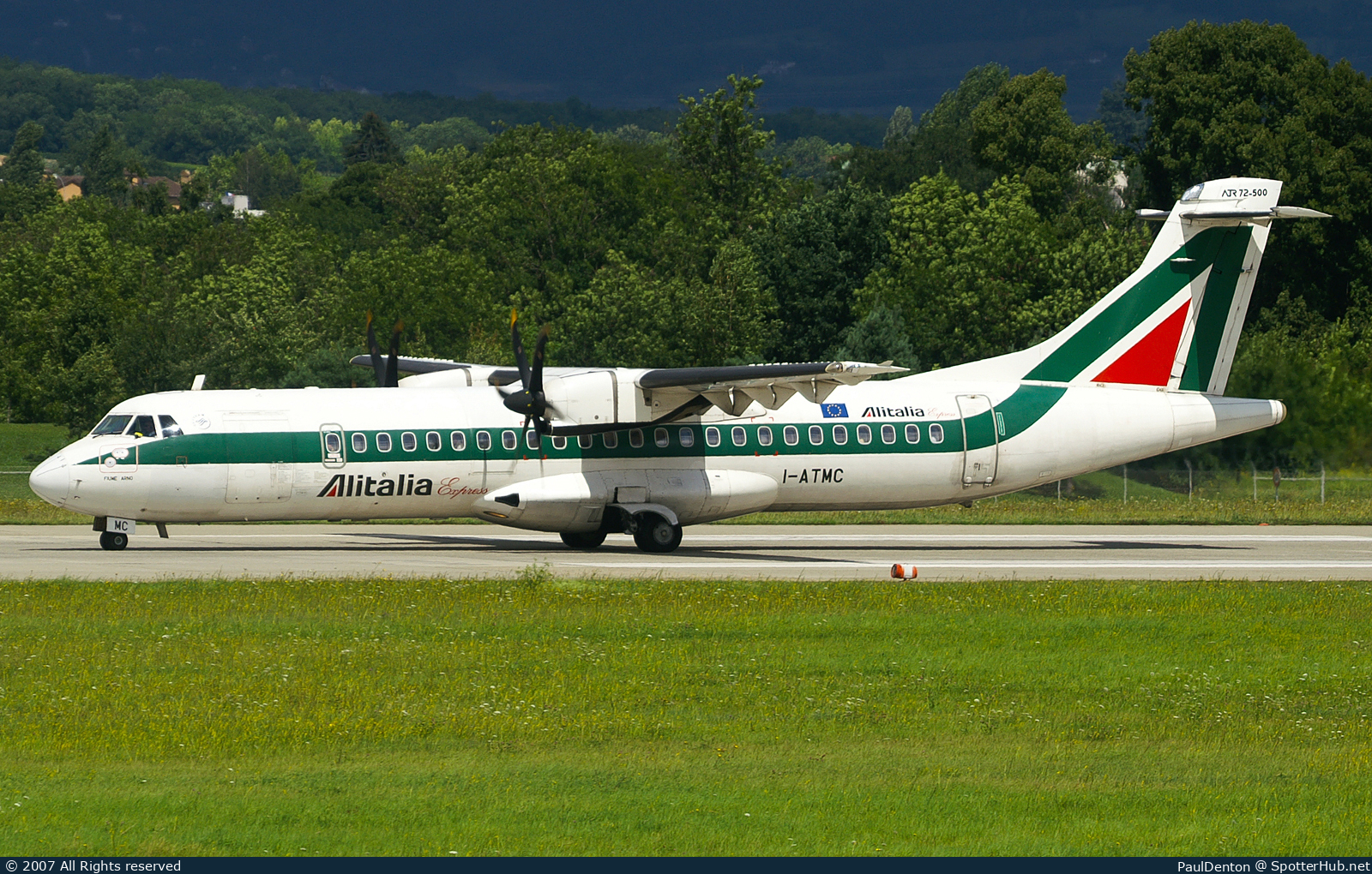 Photo of I-ATMC - ATR 72-500 operated by Alitalia Express