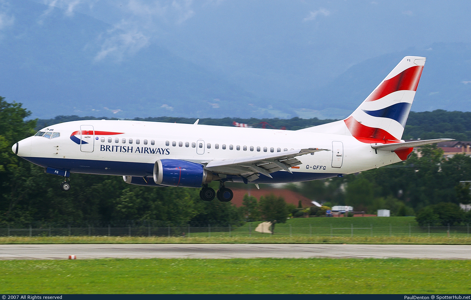 Photo of G-GFFG - Boeing 737-505 operated by British Airways