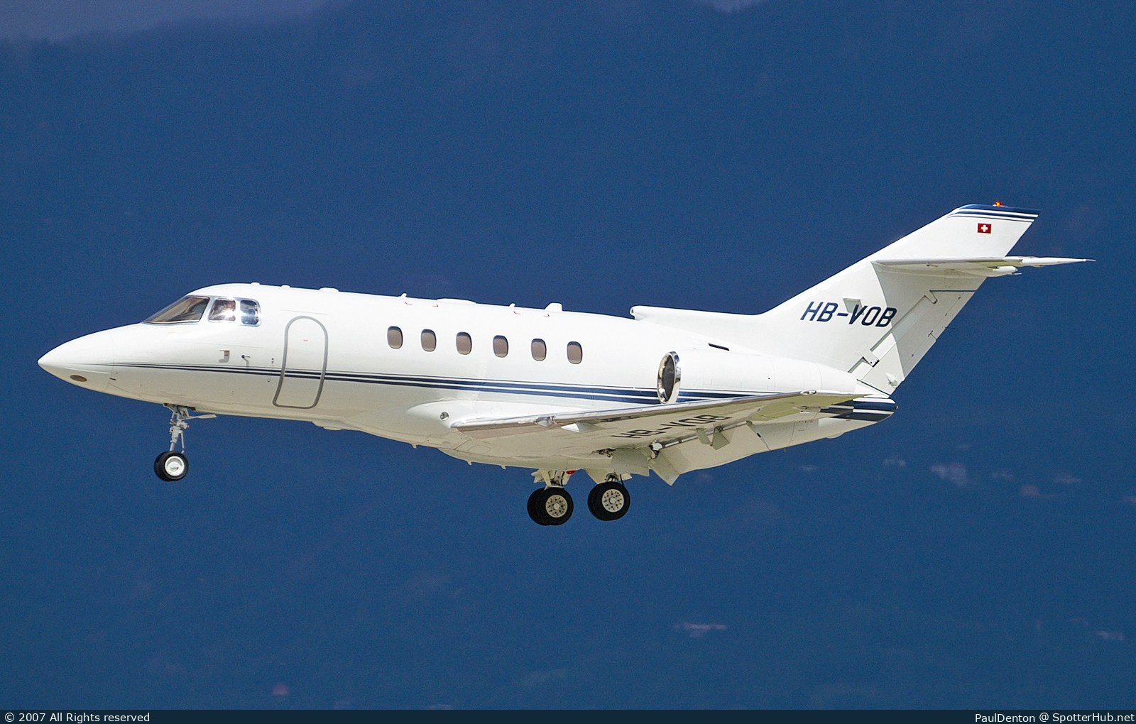 Photo of HB-VOB - Hawker Beechcraft 800XPi operated by MSC Aviation