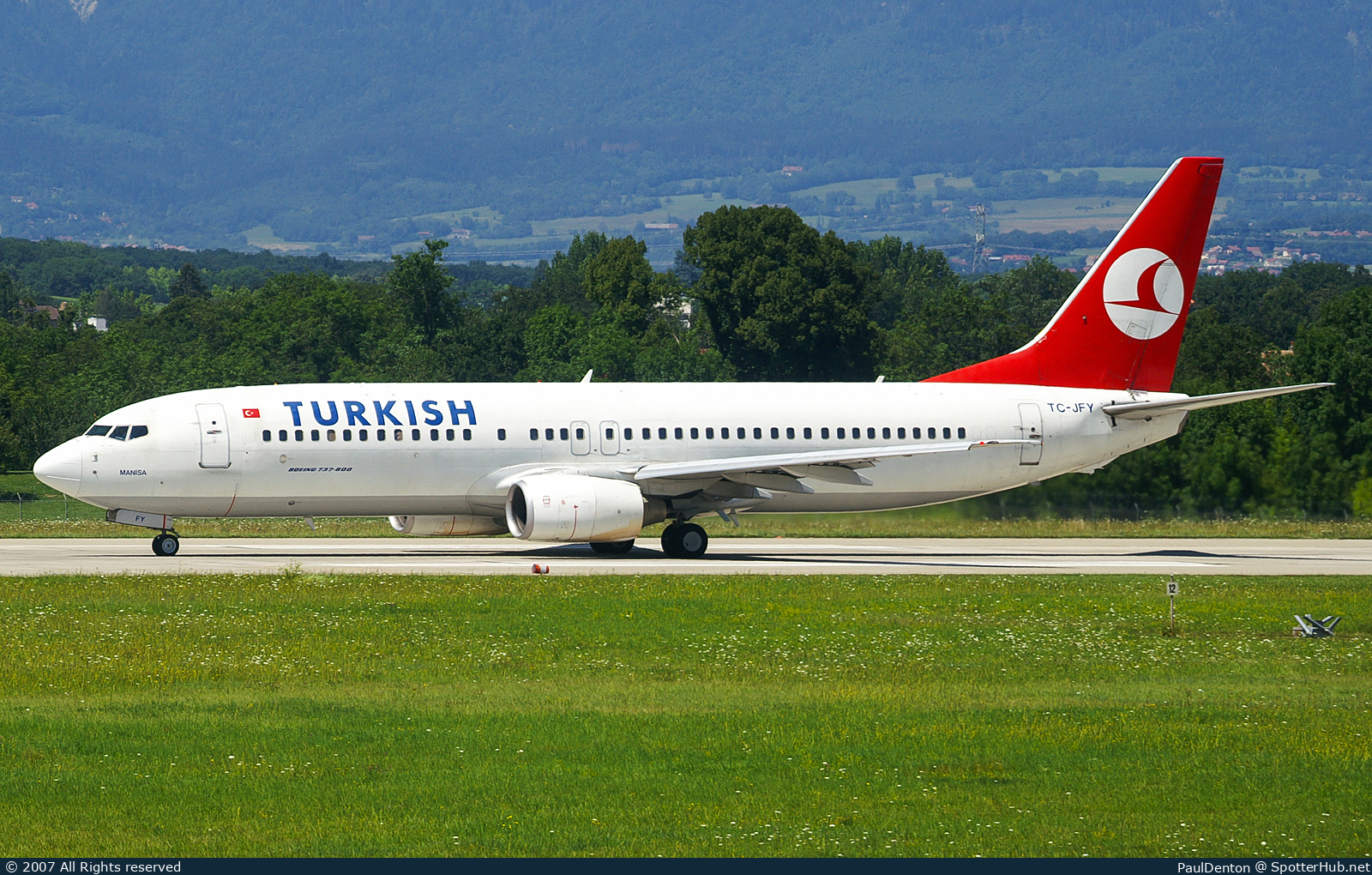 Photo of TC-JFY - Boeing 737-8F2 operated by Turkish Airlines