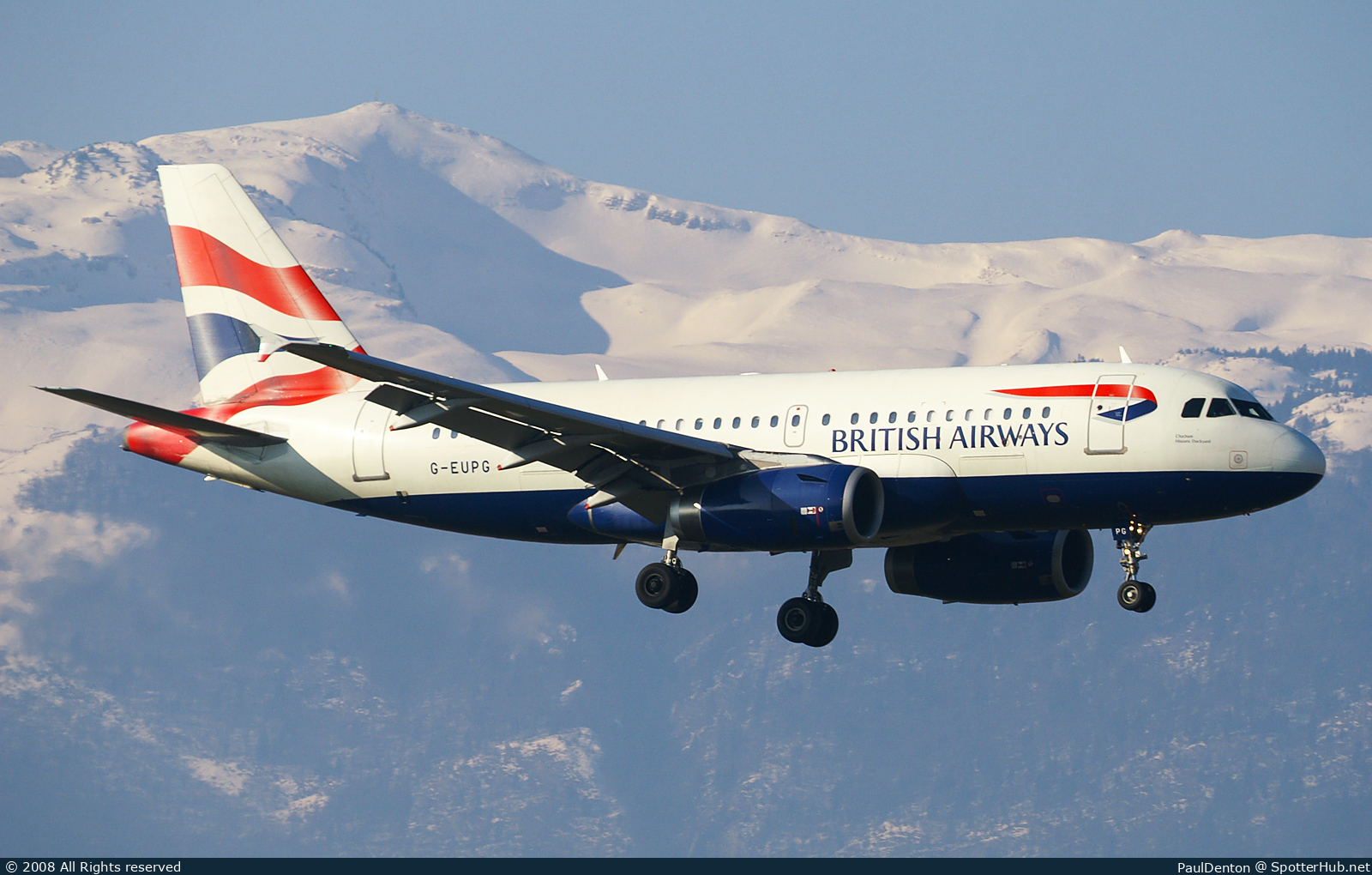 Photo of G-EUPG - Airbus A319-131 operated by British Airways
