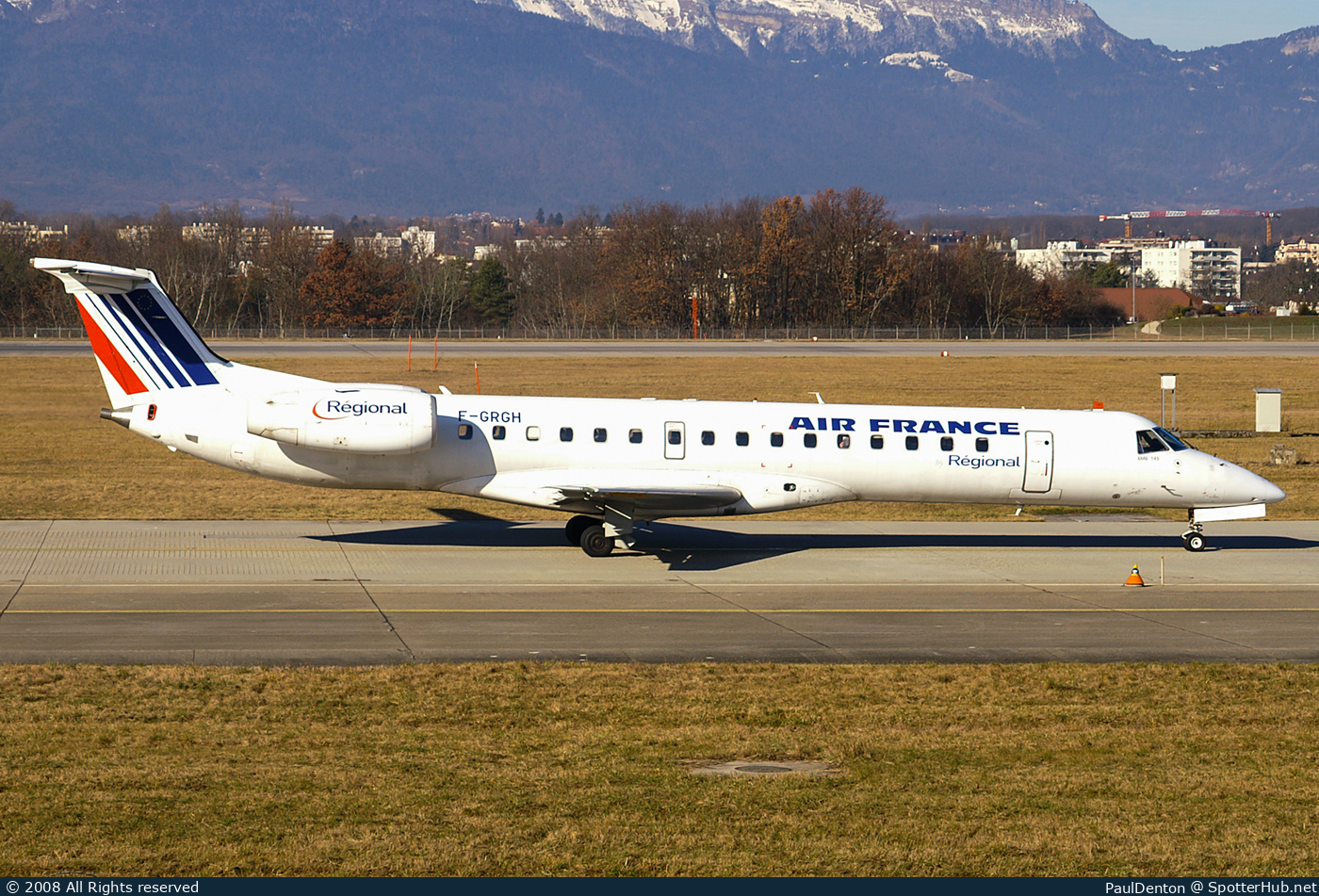 Photo of F-GRGH - Embraer ERJ-145EP operated by Air France (opb Régional)