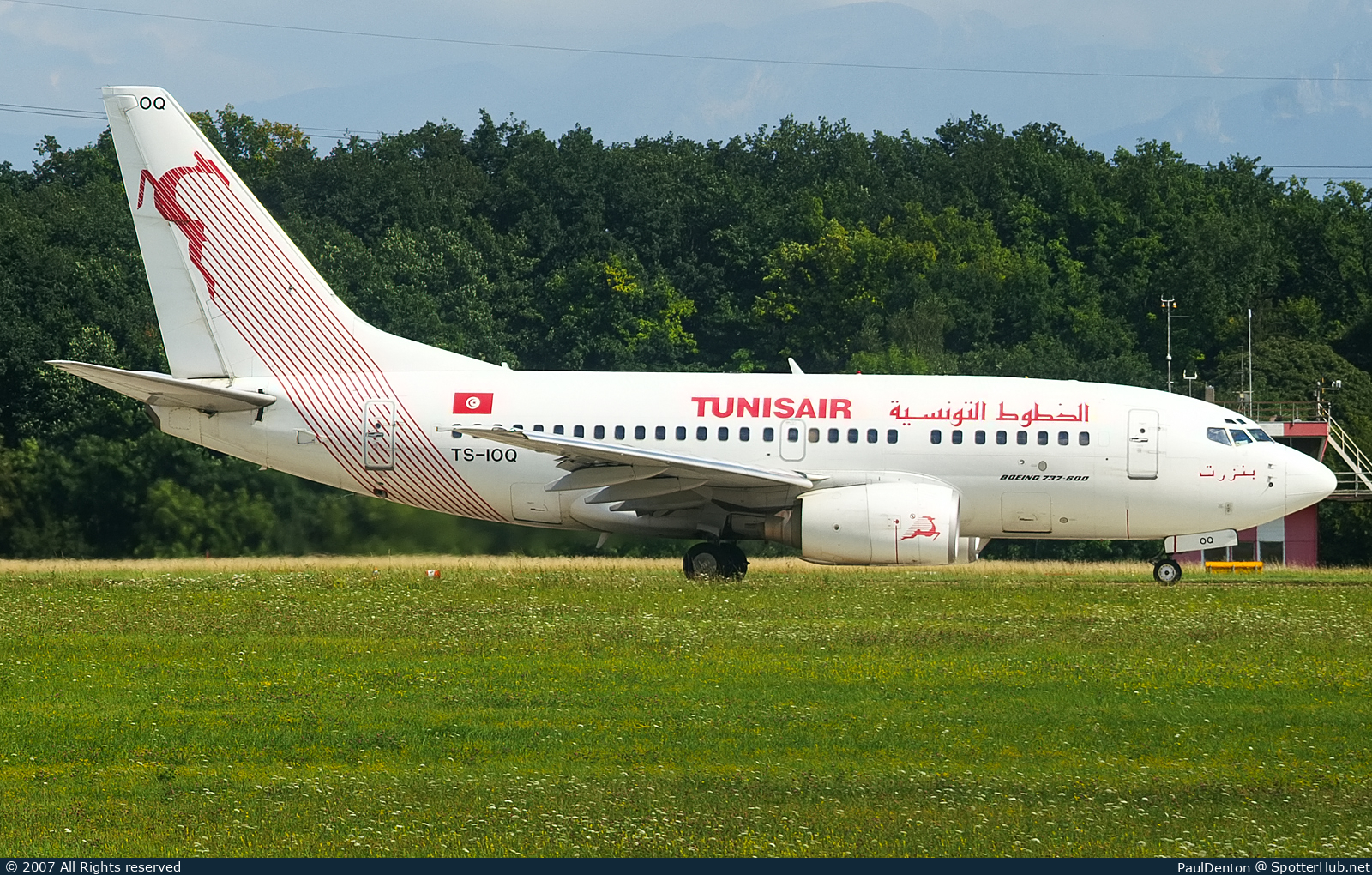 Photo of TS-IOQ - Boeing 737-6H3 operated by Tunisair