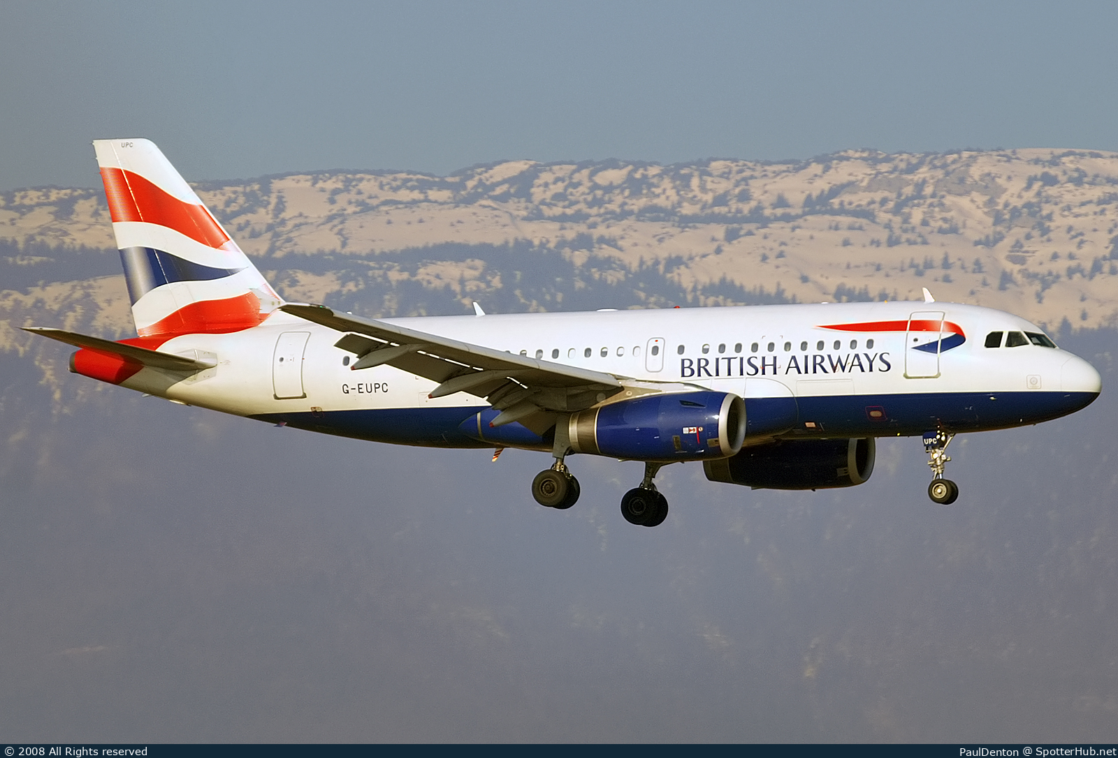 Photo of G-EUPC - Airbus A319-131 operated by British Airways