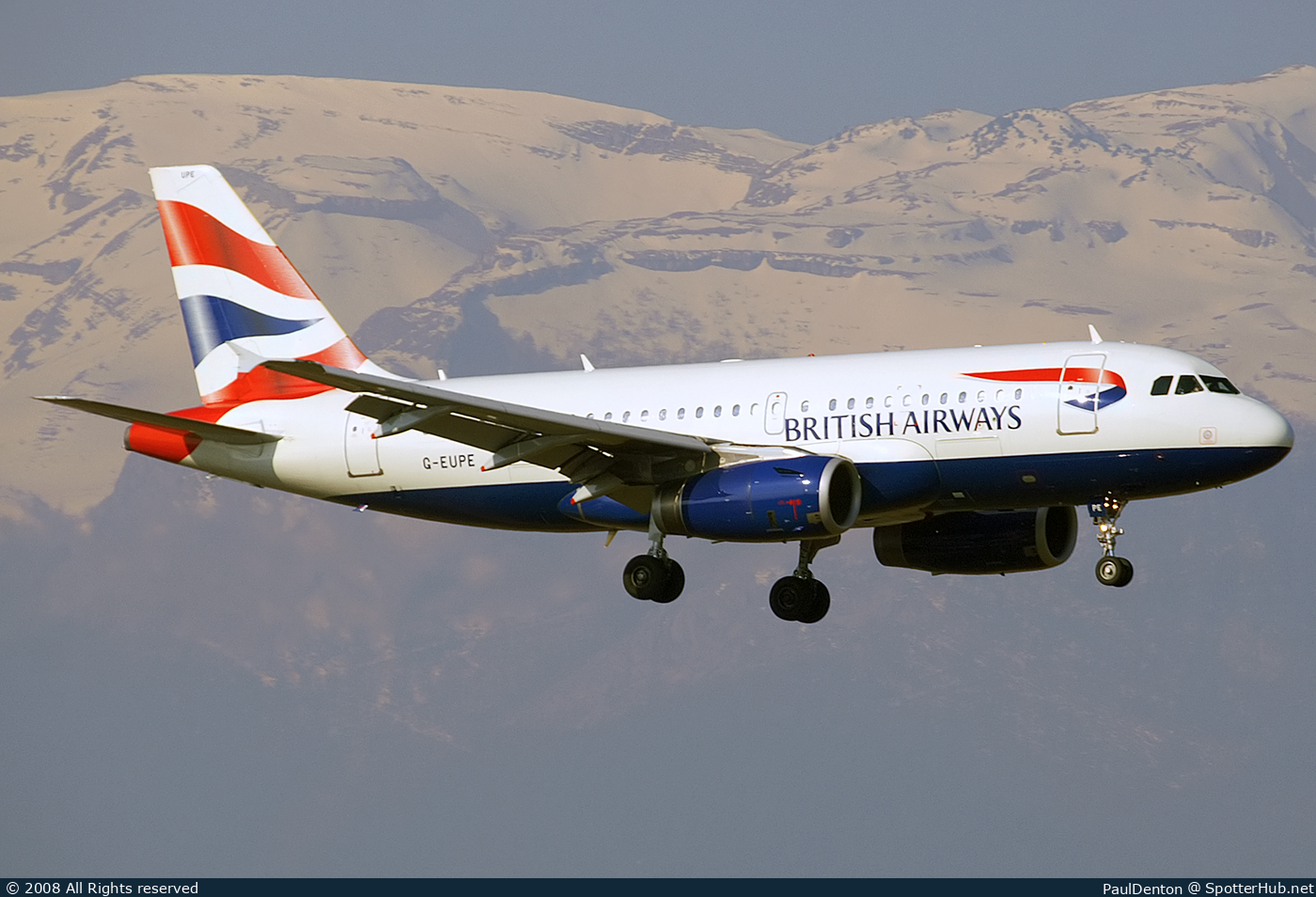 Photo of G-EUPE - Airbus A319-131 operated by British Airways