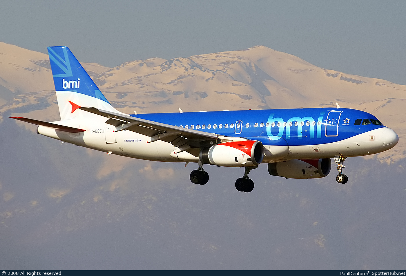 Photo of G-DBCJ - Airbus A319-131 operated by bmi British Midland
