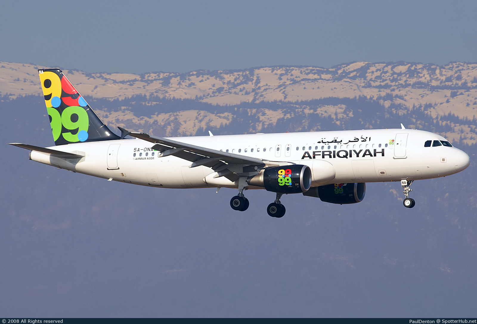 Photo of 5A-ONA - Airbus A320-214 operated by Afriqiyah Airways